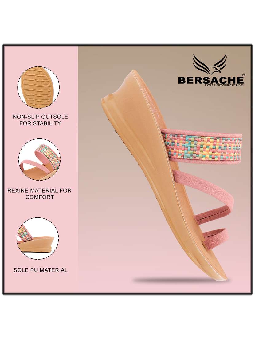 women solid slip on slides - 22223740 -  Standard Image - 5
