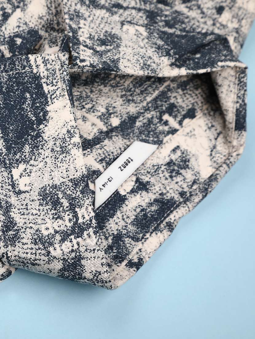 boys printed collared long sleeve shirt - 22223742 -  Standard Image - 3