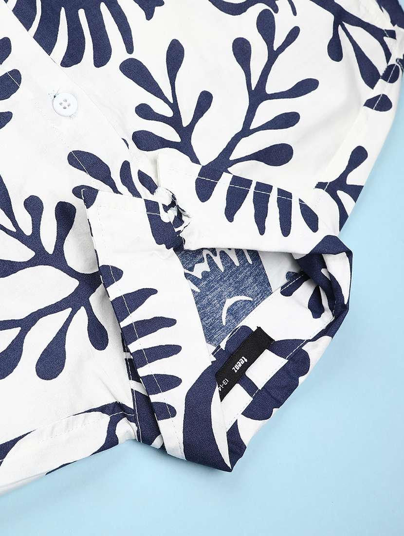 boys printed collared short sleeve shirt - 22223743 -  Standard Image - 3