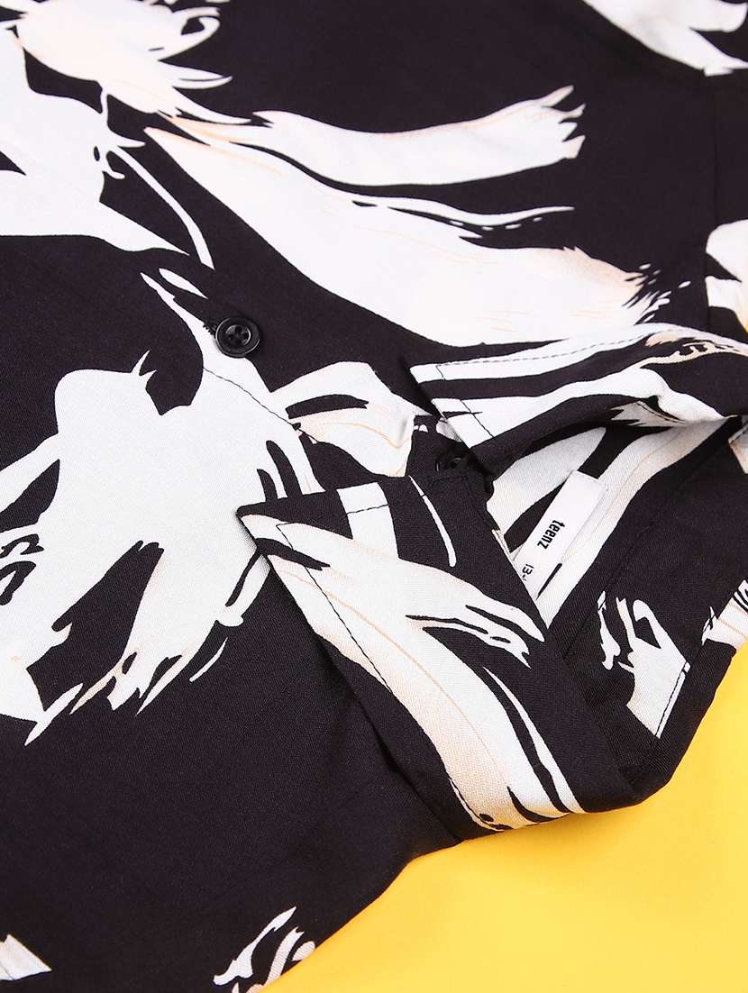 boys printed collared long sleeve shirt - 22223747 -  Standard Image - 3