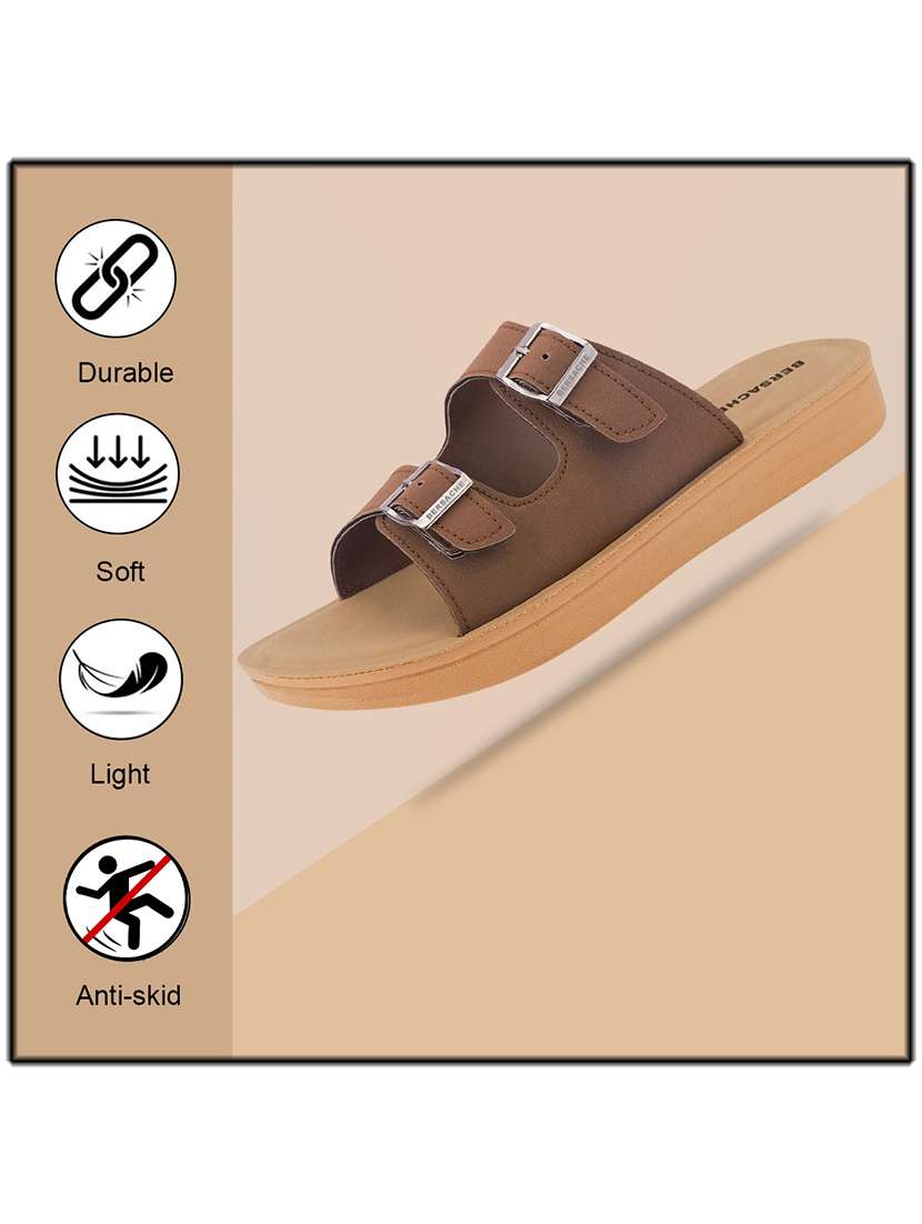 women solid slip on slides - 22223778 -  Standard Image - 3