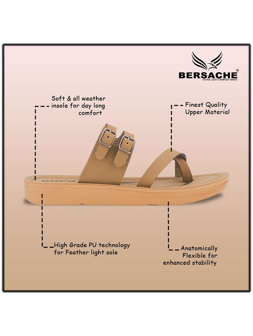 women solid slip on slides - 22223779 -  Standard Image - 3