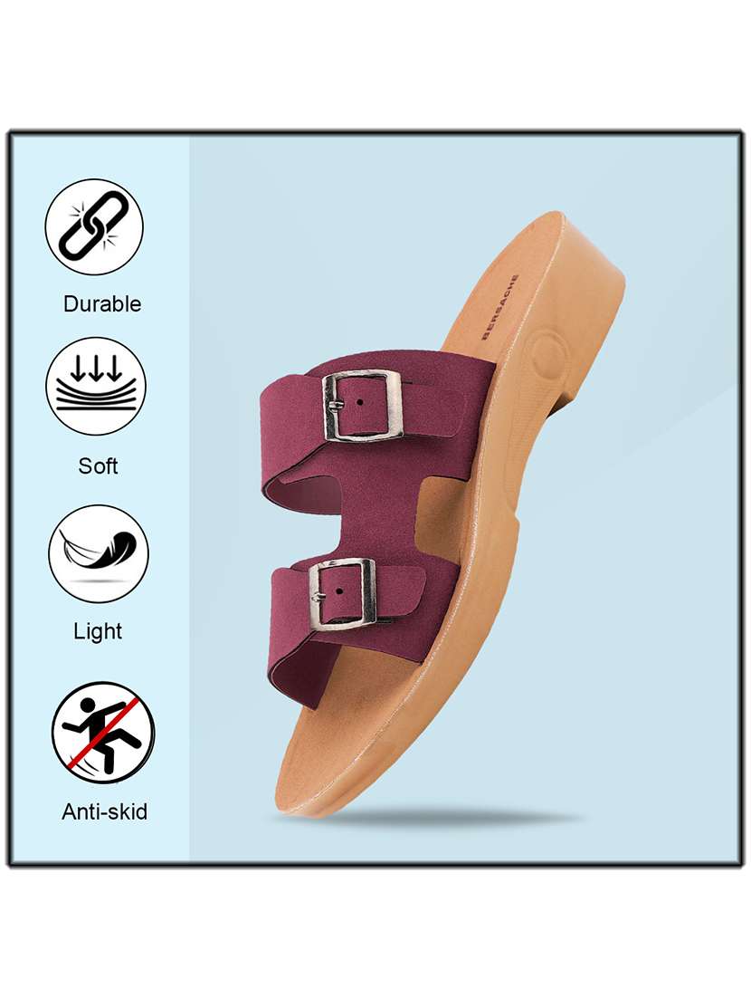 women solid slip on flat sandal - 22223804 -  Standard Image - 5