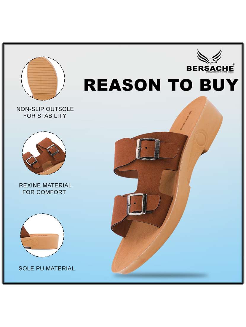 women solid slip on flat sandal - 22223805 -  Standard Image - 5