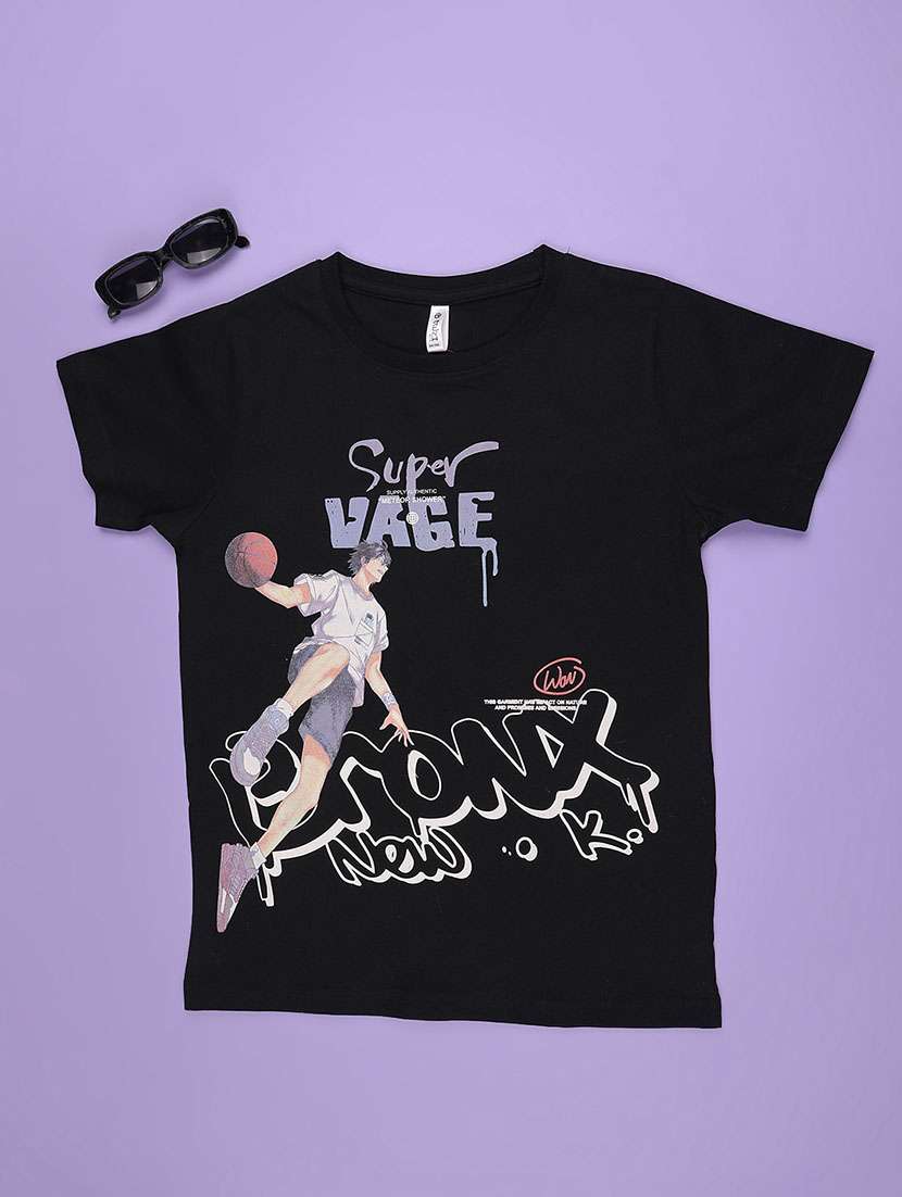 boys printed short sleeve t-shirt