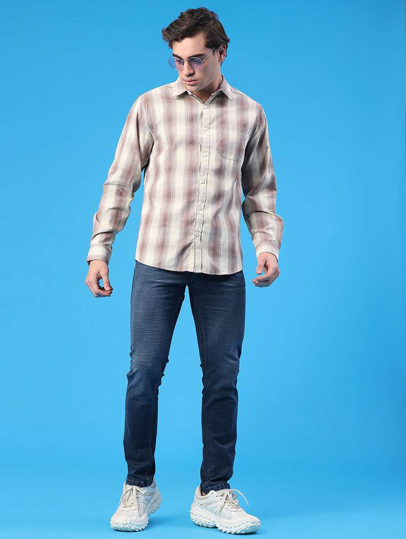 men washed mid rise full length slim fit jeans - 22224080 -  Standard Image - 3