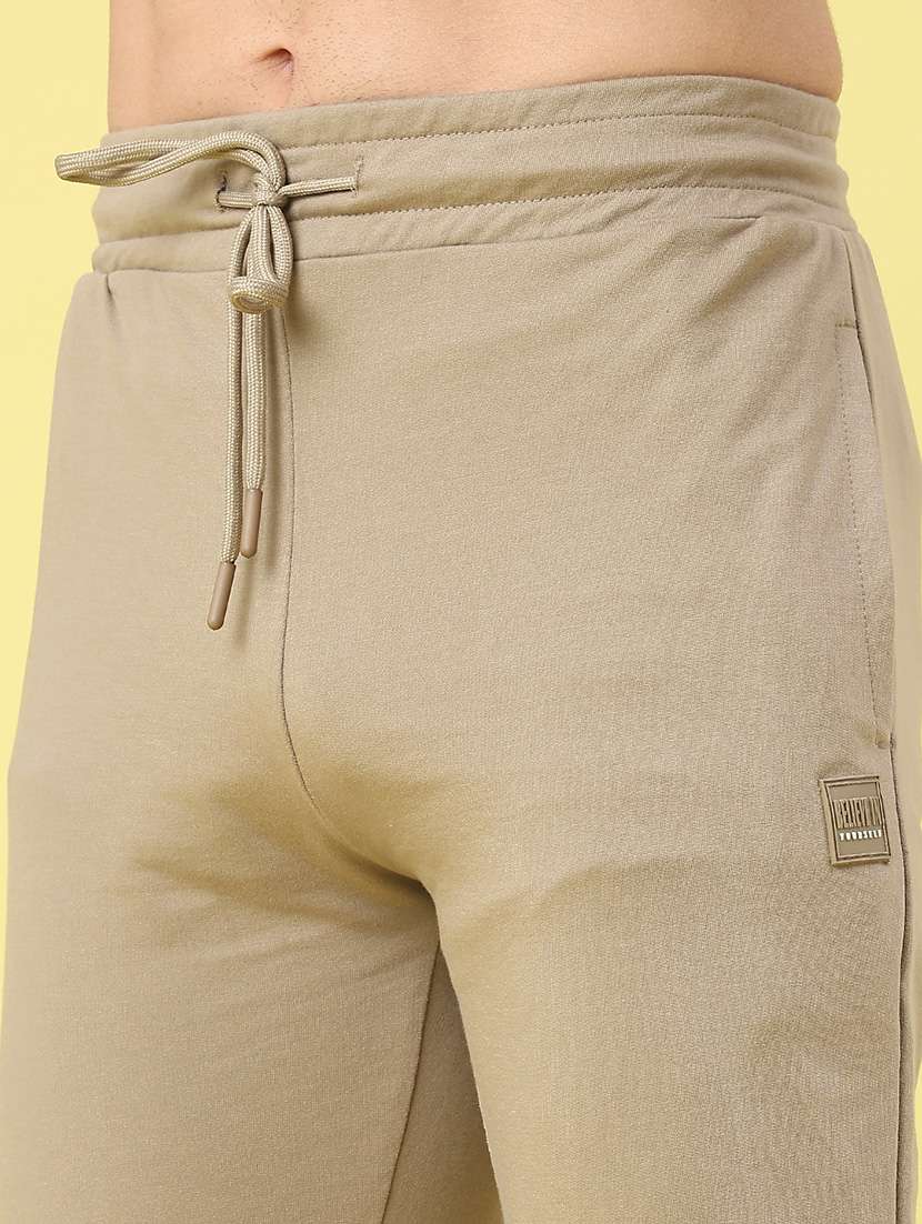men solid mid rise full length track pant - 22224169 -  Standard Image - 5