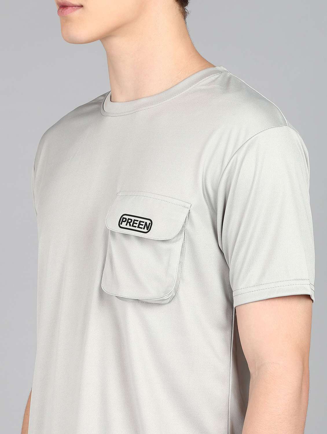 men solid short sleeve full length co-ord set - 22224340 -  Standard Image - 3