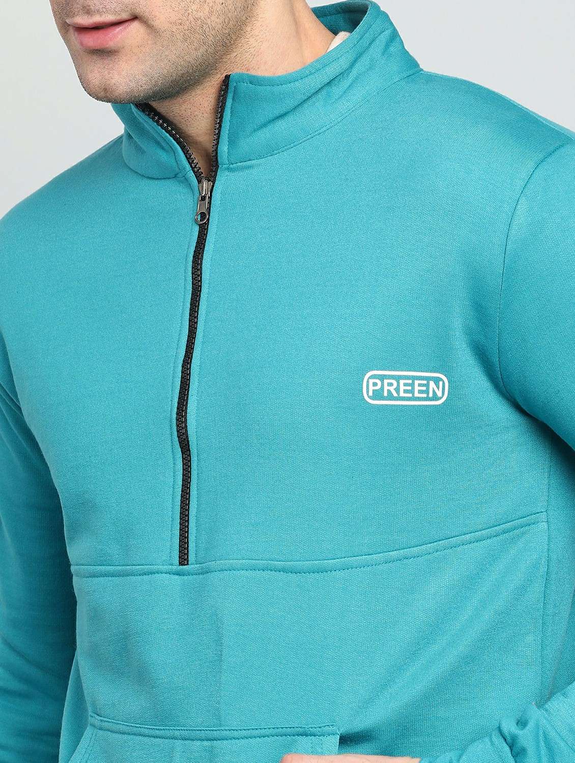 men solid full sleeve full length co-ord set - 22224347 -  Standard Image - 3