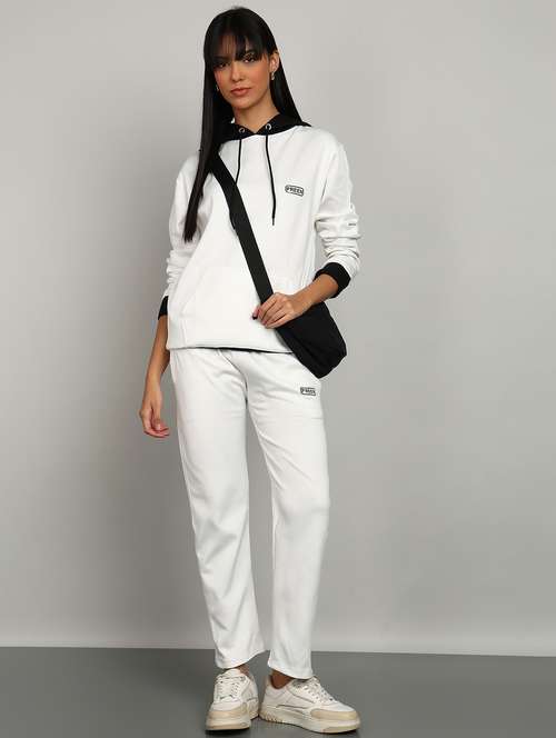 women solid long sleeve active wear co-ord set - 22224362 -  Standard Image - 0