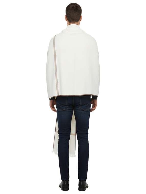 men solid pashmina shawl - 22224420 -  Standard Image - 3