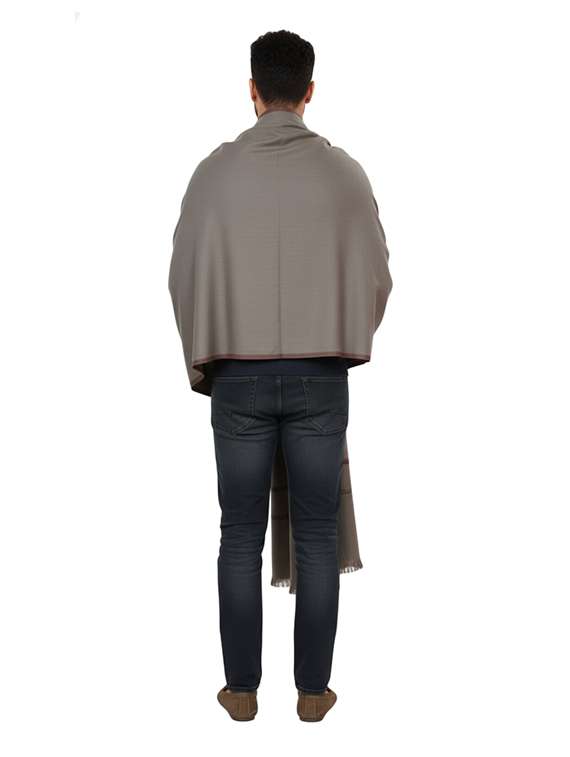 men solid pashmina shawl - 22224433 -  Standard Image - 3