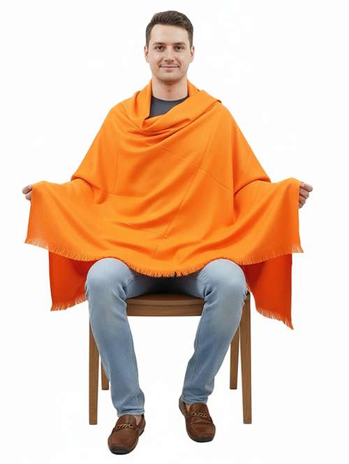 men solid pashmina shawl - 22224498 -  Standard Image - 0