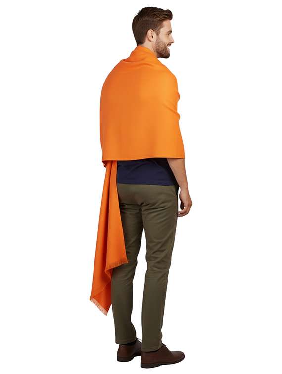 men solid pashmina shawl - 22224499 -  Standard Image - 3