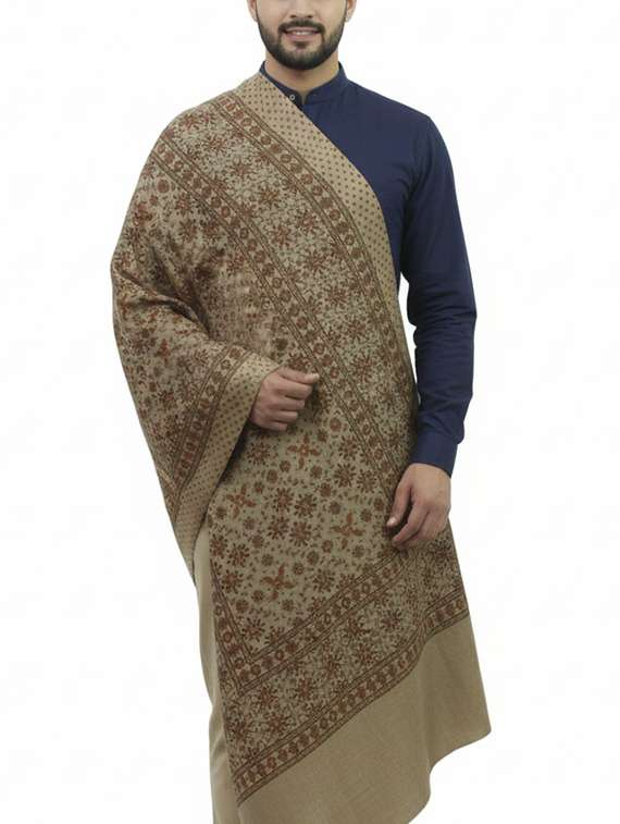men self design pashmina shawl