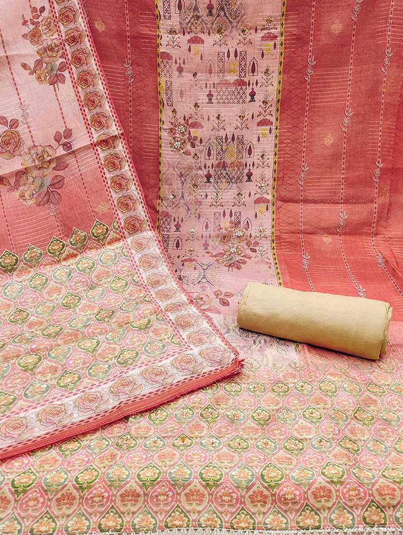 women printed seqin work unstitched suit set - 22224661 -  Standard Image - 3