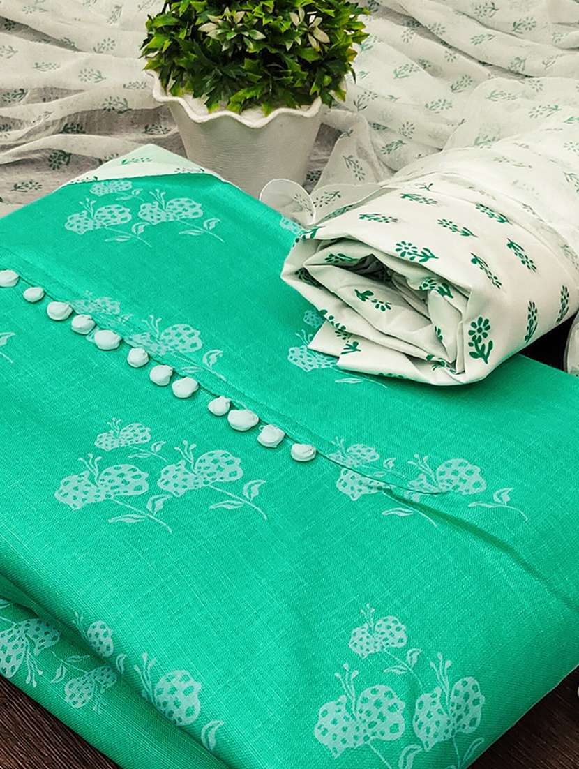 women floral printed unstitched suit set - 22225003 -  Standard Image - 3