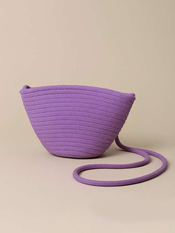 women purple sling bag - 22225211 -  Standard Image - 3
