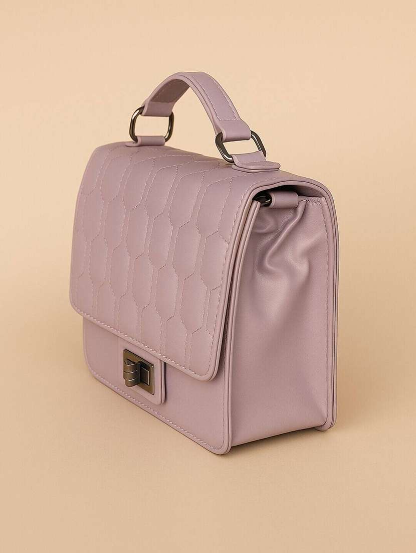 women quilted structured sling bag - 22225242 -  Standard Image - 3