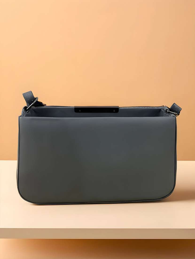 women solid pu sling bag - 22225249 -  Standard Image - 5