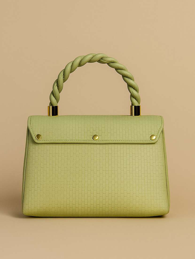 women textured structured pu sling bag - 22225287 -  Standard Image - 3