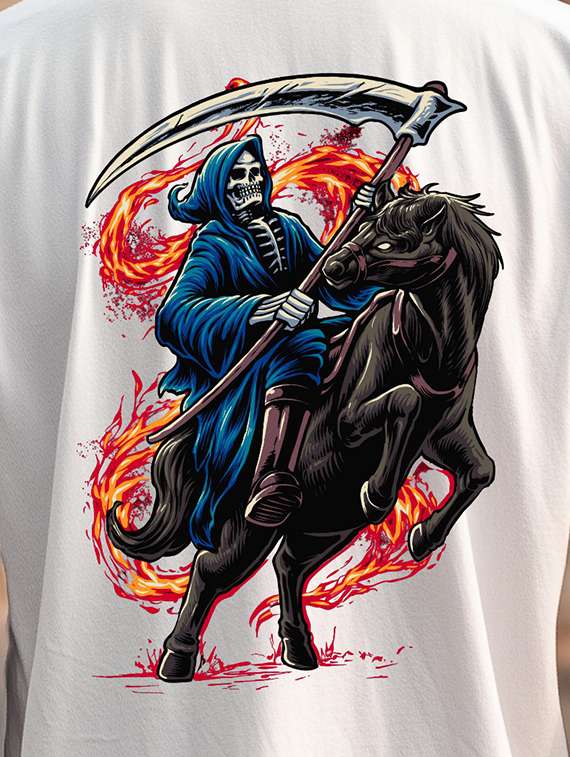 men printed short sleeve oversized t-shirt - 22225331 -  Standard Image - 3