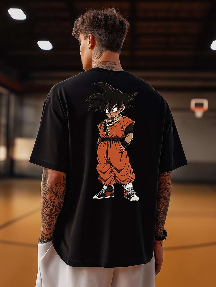 men printed short sleeve oversized t-shirt