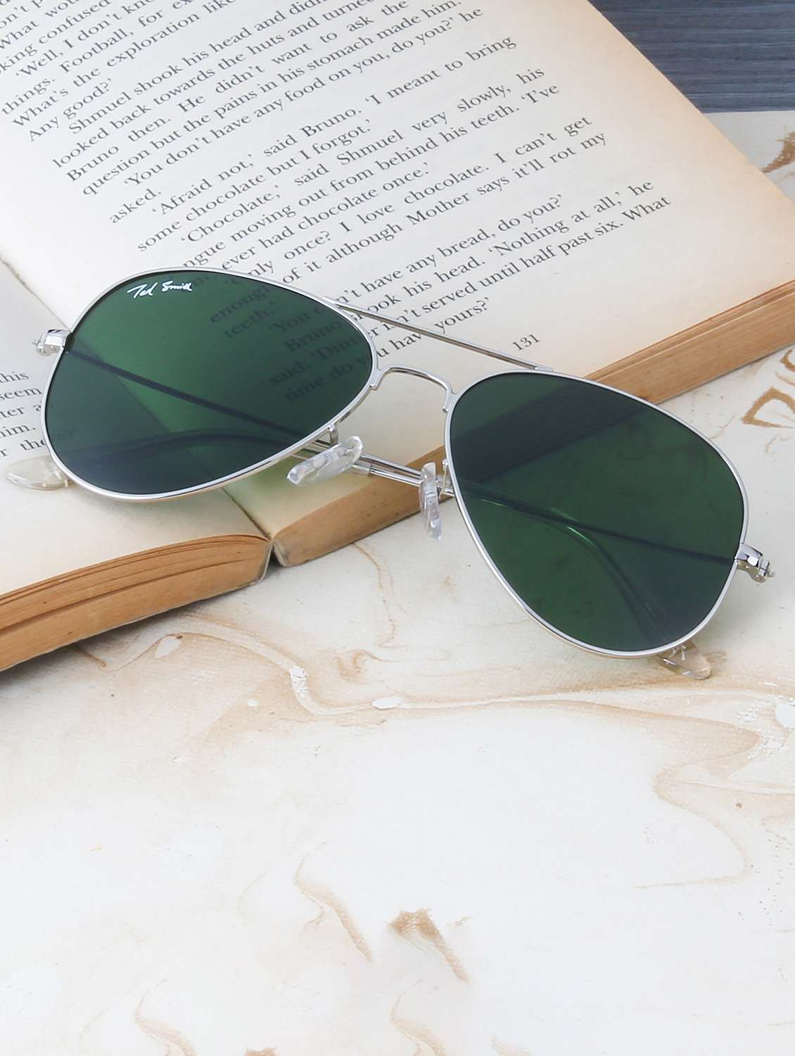 ted smith unisex aviator sunglasses