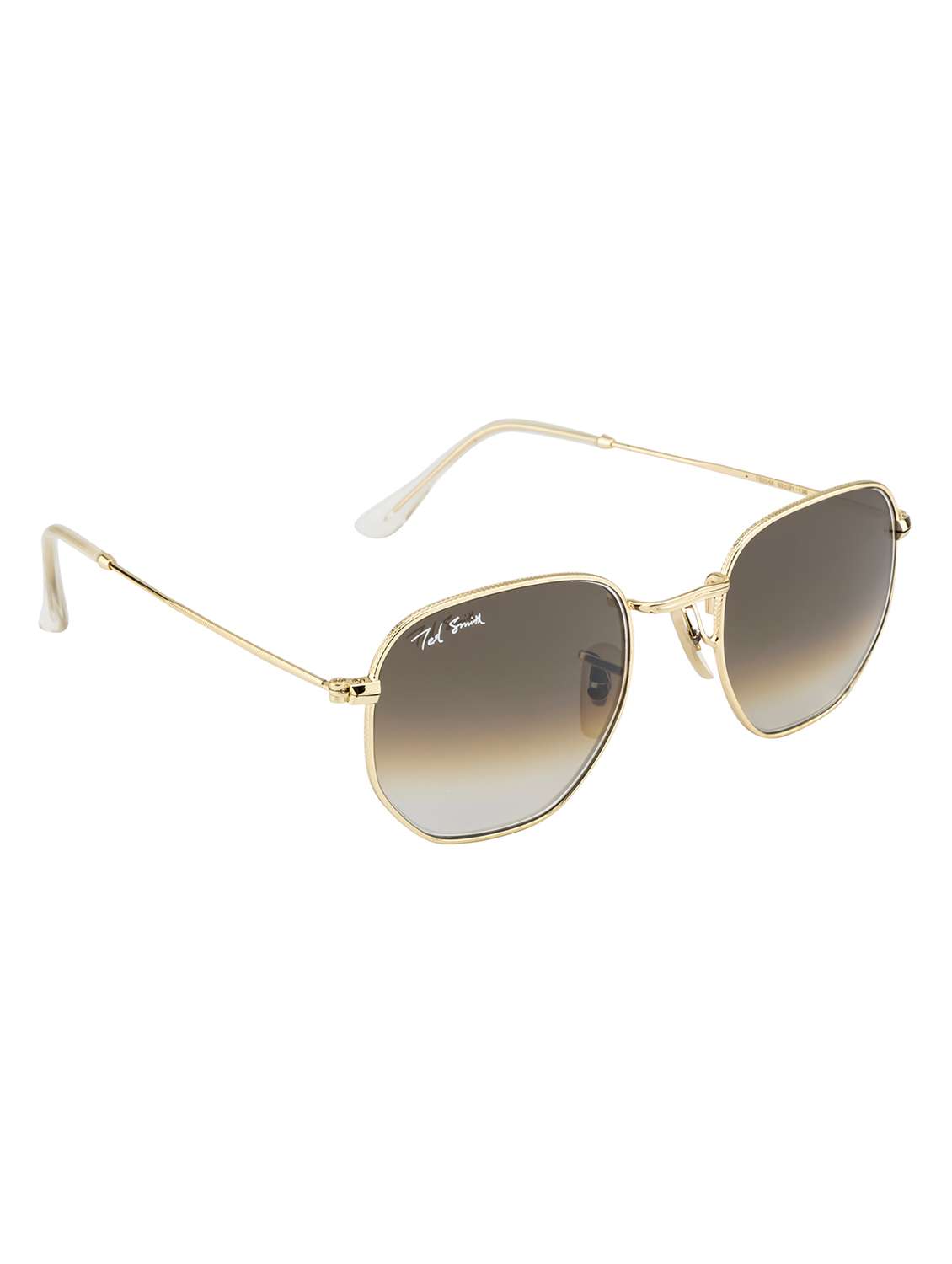 ted smith unisex hexagonal sunglasses - 22225385 -  Standard Image - 3
