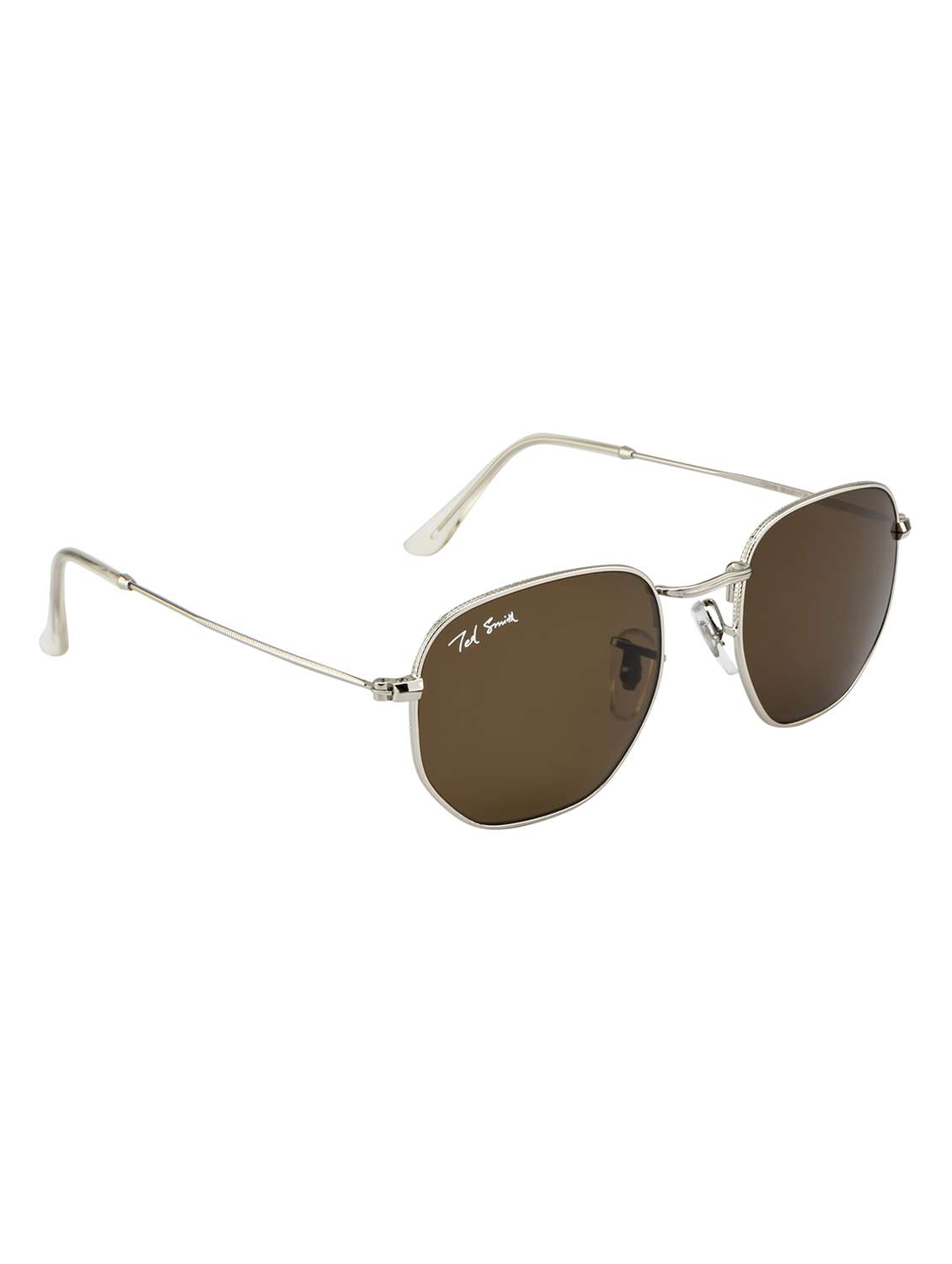 ted smith unisex hexagonal sunglasses - 22225386 -  Standard Image - 3
