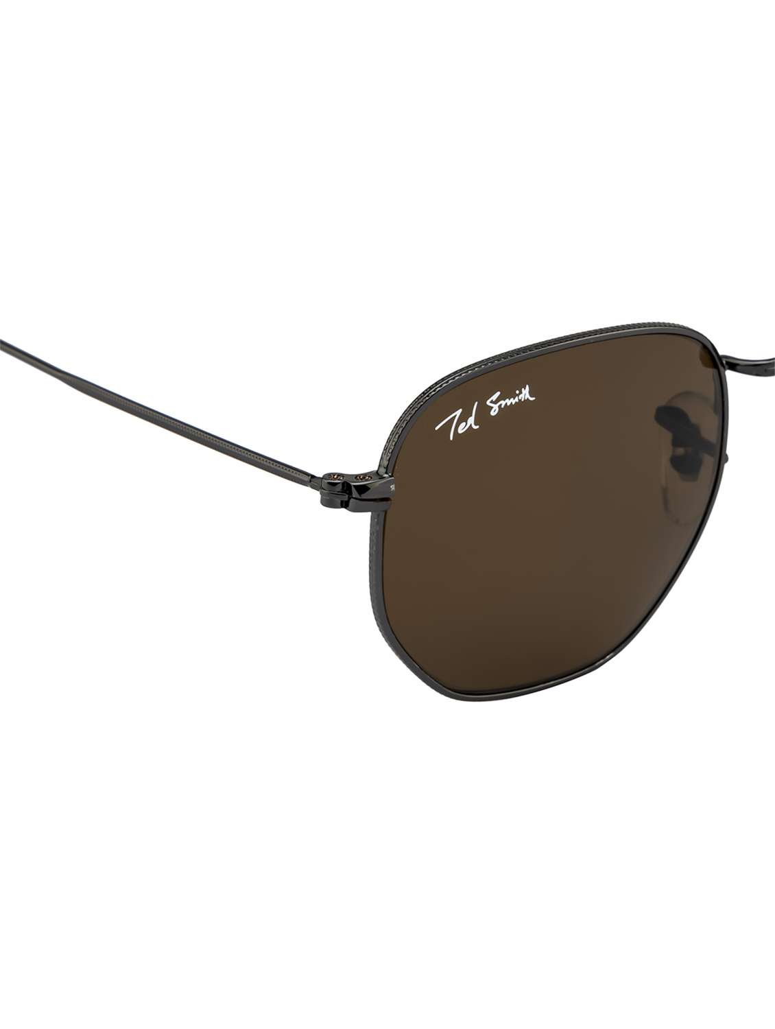 ted smith unisex hexagonal sunglasses - 22225388 -  Standard Image - 5