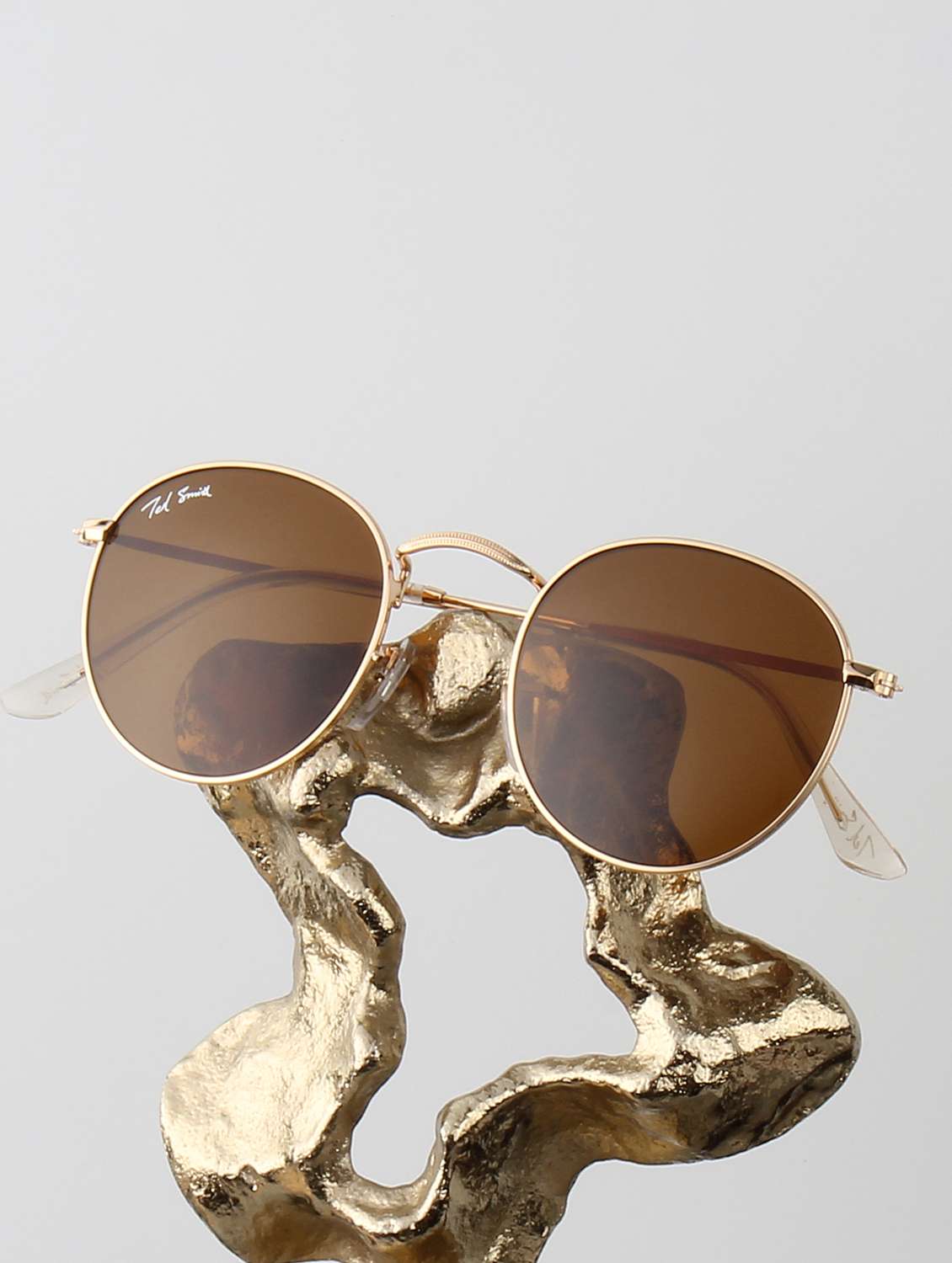 ted smith unisex round sunglasses