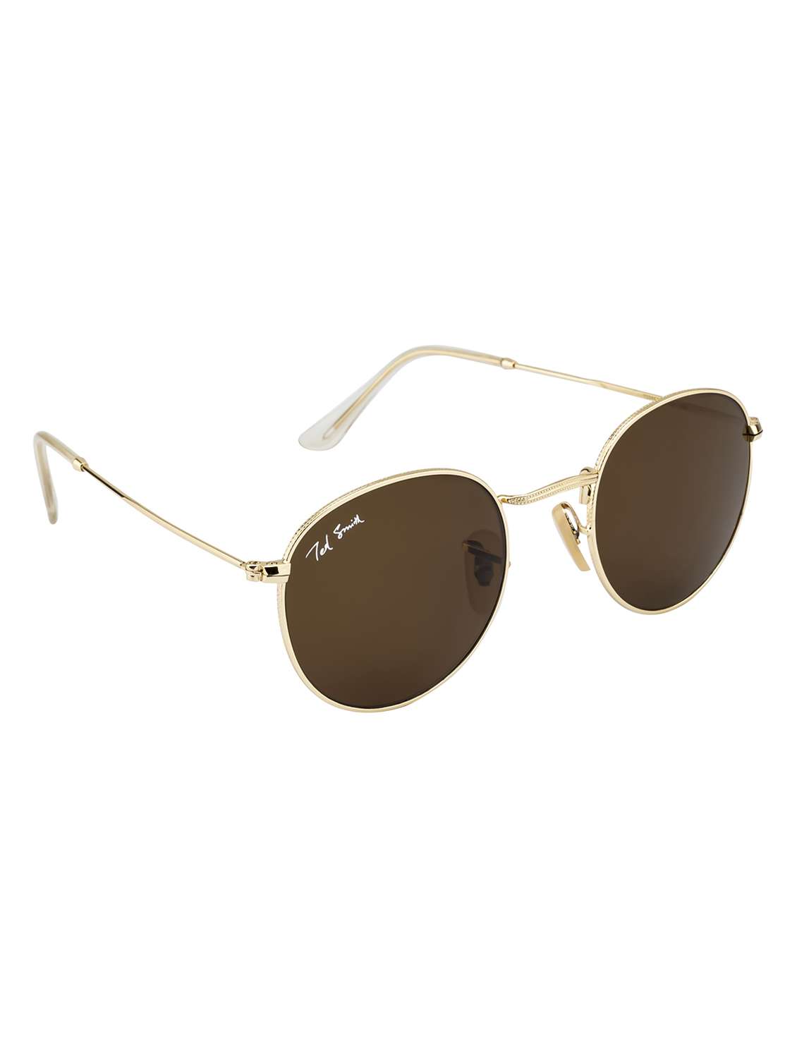 ted smith unisex round sunglasses - 22225402 -  Standard Image - 3