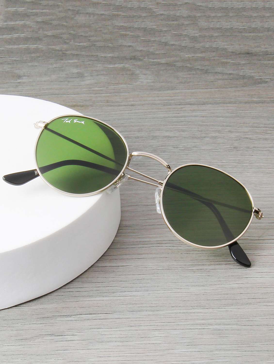 ted smith unisex round sunglasses