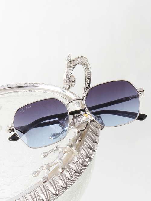 ted smith unisex full rim square sunglasses with uv protected lens. - 22225407 -  Standard Image - 0