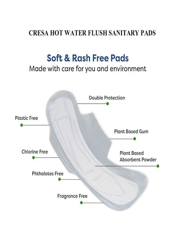 soft & rash free sanitary pads for women|xl- ped - 22225410 -  Standard Image - 3