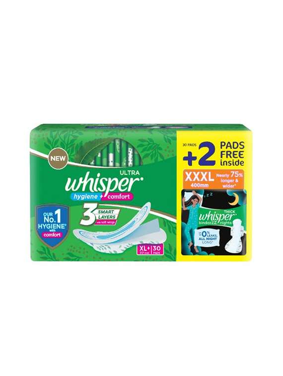 soft & rash free sanitary pads for women|xl- ped