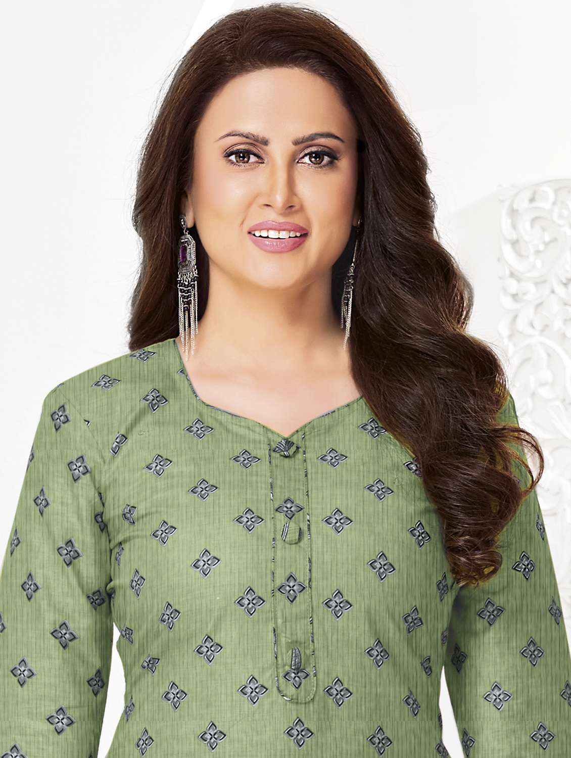 women printed unstitched salwar suit set - 22226372 -  Standard Image - 3