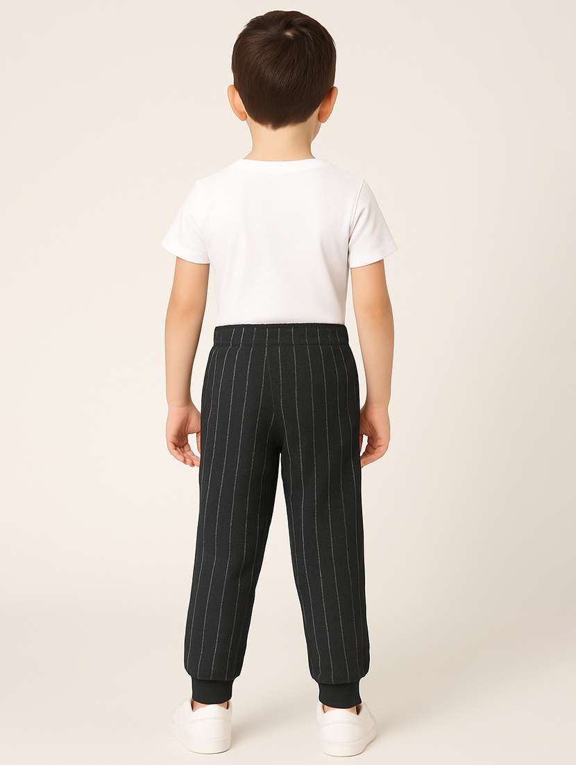 boys striped mid rise jogger - 22226450 -  Standard Image - 3