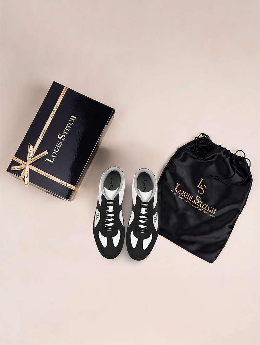 men white lace up high ankle sneaker - 22226510 -  Standard Image - 5