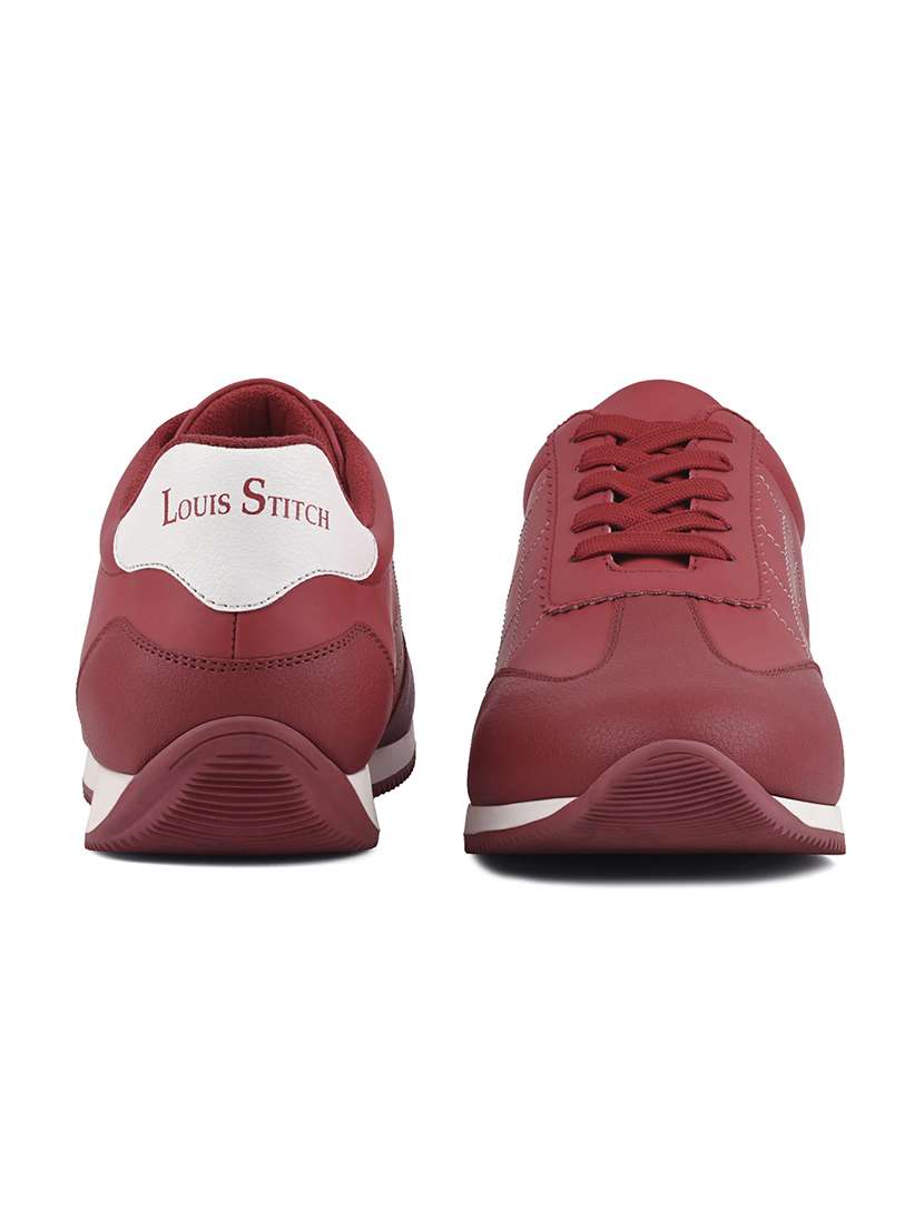 rmen red lace up sneaker - 22226511 -  Standard Image - 3