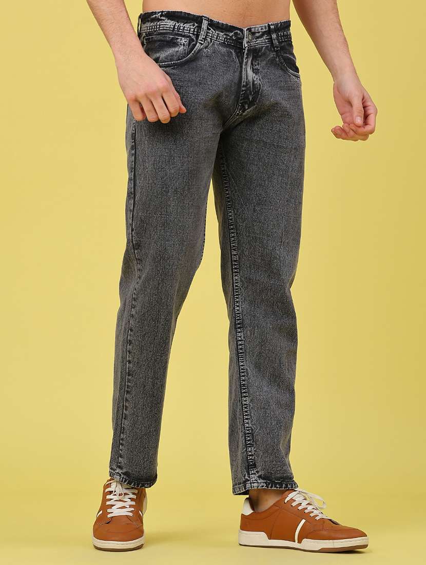Men Plain Mid Rise Ankle Length Jeans - 22226757 -  Standard Image - 3