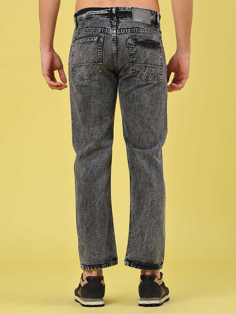 Men Plain Mid Rise Ankle Length Jeans - 22226765 -  Standard Image - 3