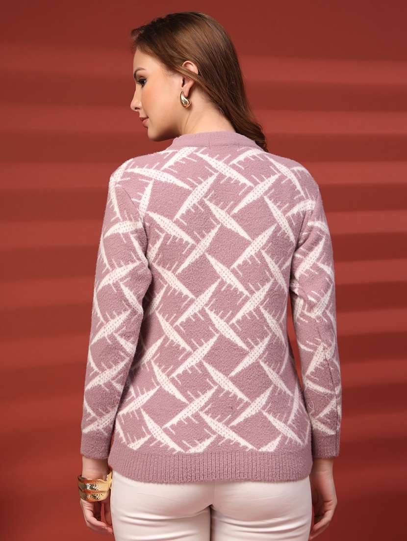 women self desigend long sleeve pullover - 22226822 -  Standard Image - 3