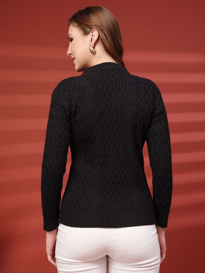 women self desigend long sleeve pullover - 22226824 -  Standard Image - 3