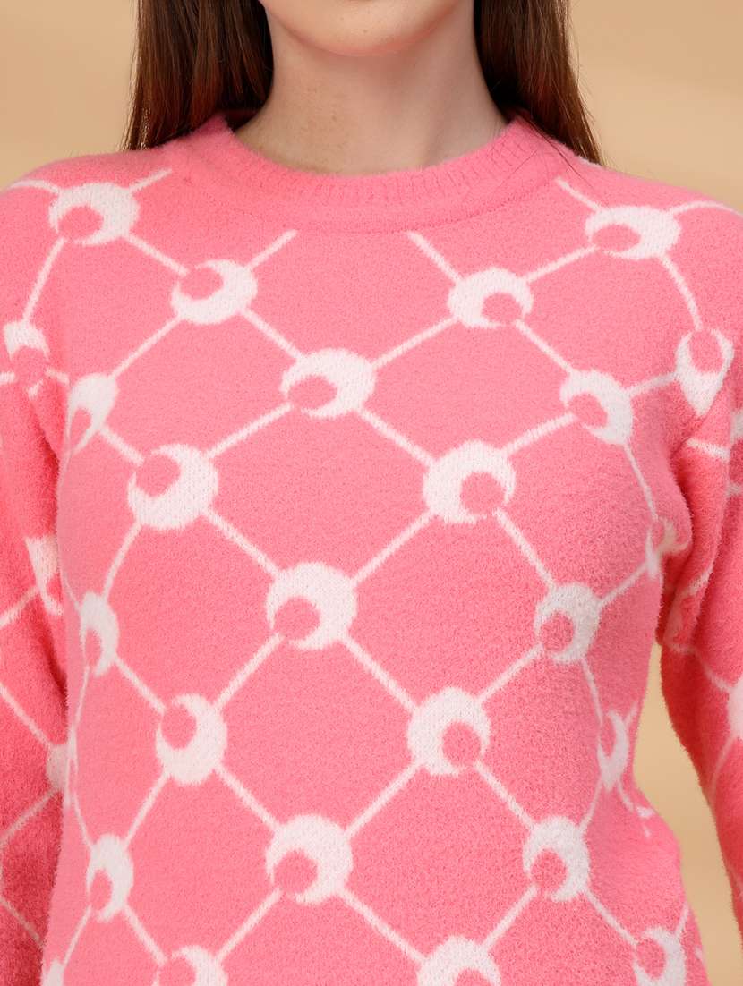 women self desigend long sleeve pullover - 22226827 -  Standard Image - 5