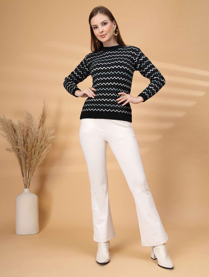 women self desigend long sleeve pullover - 22226833 -  Standard Image - 5