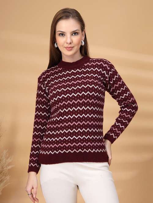 women self desigend long sleeve pullover - 22226834 -  Standard Image - 0