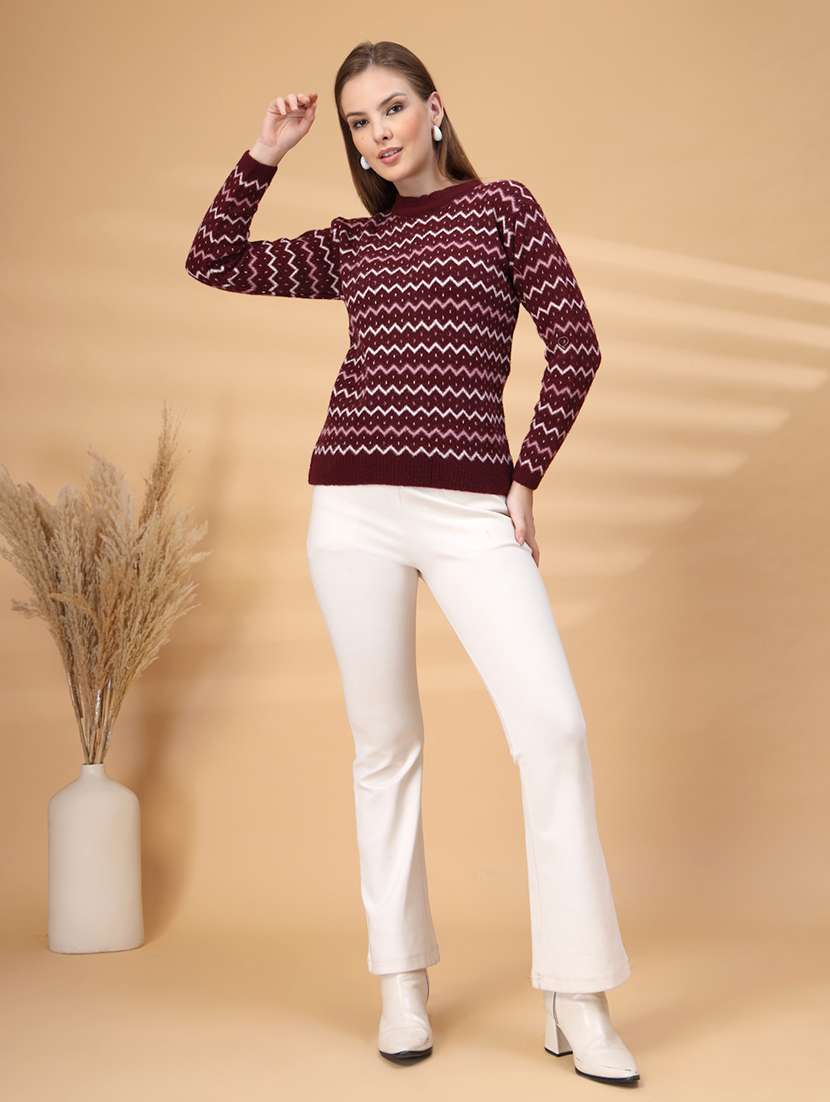 women self desigend long sleeve pullover - 22226834 -  Standard Image - 5