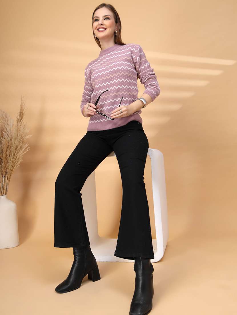 women self desigend long sleeve pullover - 22226836 -  Standard Image - 5